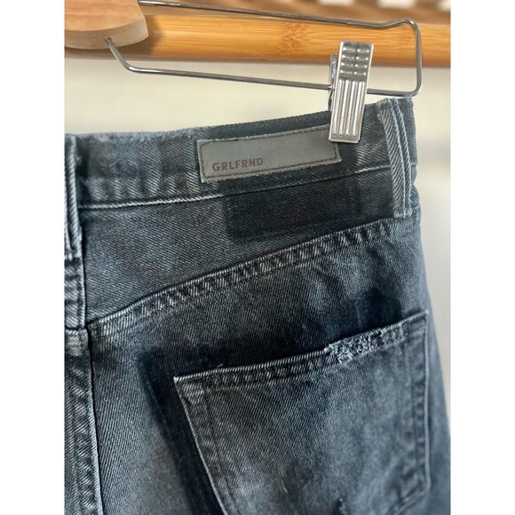 GRLFRND Karolina Denim Shorts in Blackhearts - Picture 7 of 9